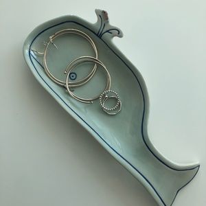 Anthropology Whale Jewelry Plate